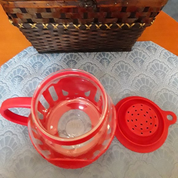 Tasty Mini Microwave Popcorn Popper 1.5 Quart Capacity Red Color - Picture 6 of 8